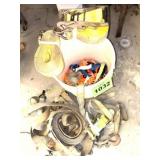 BUCKET OF RATCHET STRAPS