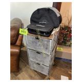 METAL ROLLING DRAWERS, MISSING ONE ROLLAR