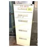 5 DRAWER CABNET W CONTENTS SEE DESCRIPTION