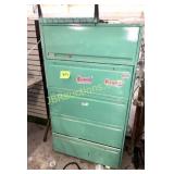5 GREEN 5 DRAWER LATERAL FILE NO CONTENTS