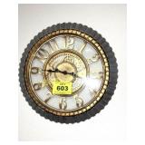 STEAMPUNK GEARS LG WALL CLOCK
