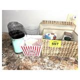 POPCORN POPPER AND SUPPLIES
