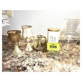 3 PCS DUNN POTTERY, ETC.