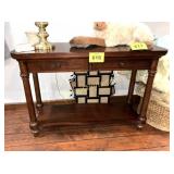 HALL TABLE W 2 DRAWERS