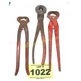 3 SNIPS CUTTING PLIERS