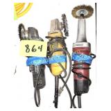 3 WIRE BRUSH GRINDERS