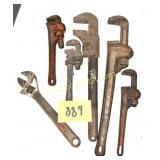 PIPE WRENCHES AND CRESCENT WRENCHS
