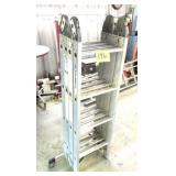 WERNER ALUMINUM FOLDING LADDER
