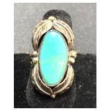 TURQUIOSE AND STERLING 925 RING