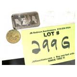 1 TROY OZ .999 SILVER PC