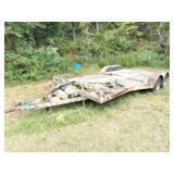 STEEL TRAILER 16' W WINCH -