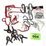 ASST CLAMPS AND QUICK HOOKS