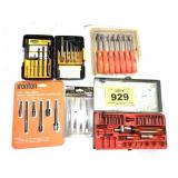 TOOL SETS, NUT DRIVERS, SCREW EXTRACTOR SET