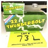 550 ROUNDS REMINGTON 22 THUNDERBOLT LR