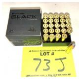 HORNADY BLACK 357 MAG 125 GR 25