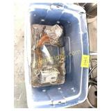 TUB OF CAR PARTS