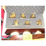SANTAS GOLD CHRISTMAS DANBURY MINT
