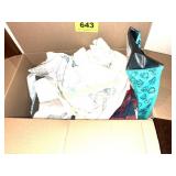 LG BOX OF ASST SHEETS