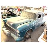 55 CHEVY BEL AIRE - MOTOR RUNS - PROJECT CAR