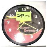 HARLEY DAVIDSON CLOCK