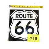 APPROX 11 1/4" ROUTE 66 HEAVY SIGN