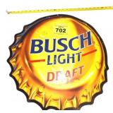 BUSCH LITE METAL SIGN APPROX 24"