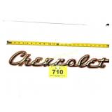 CHEVORLET APPROX 24" METAL SIGN