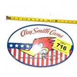 CLAY SMITH CAMS OVAL SIGN 16" W