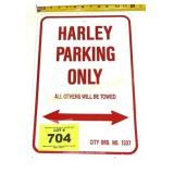 HARLEY PARKING ONLY APPROX 12" W