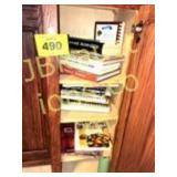 CABNET W COOKBOOKS