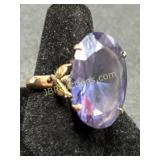 18K AMETHYSIST RING