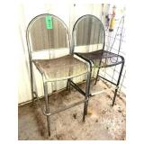 2 METAL BARSTOOLS