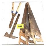 HATCHET, HAND SAWS, TRIMMER
