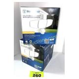 NIB SOLAR SECURITY LIGHTS W MOTION SENSOR