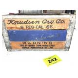 KNUDSON GRCY CO WOOD AND METAL BOX