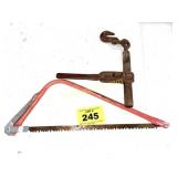 SAW AND RATCHETING TIE TIE DOWN