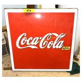 COCA COLA PORCELAIN SIGN ACCEL