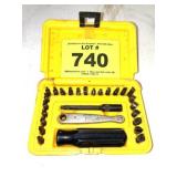 CHAPMAN SCREWDRIVER RATCHET BIT SET