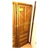 WOOD STORAGE CABNET
