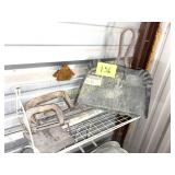 C CLAMPS AND DUST PAN