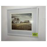 ABANDONED HOUSE AND BARN PICTURE