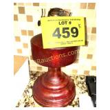VINTAGE RUBY FLASH OIL LAMP