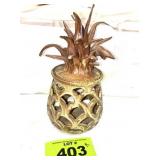 RAE 1987 COVERED PINEAPPLE 11Hx5 1/2 W