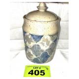 DUNN 1983 HANDMADE POTTERY COOKIE JAR