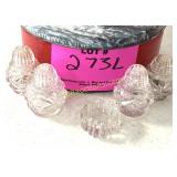 CRYSTAL SALTS / SHAKERS IN TIN