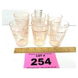 PINK MAYFAIR/OPEN ROSE JUICE GLASSES