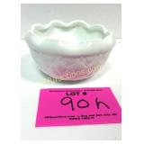 MILK GLASS BOWL