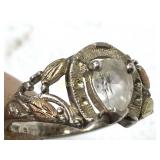 HORSESHOE STER-12K RING