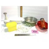 TUPPEWARE, CLUB PAN, LOAF PAN & MORE