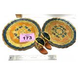 BOOT ORNAMENTS AND WOOD PLATE DECORATIONS